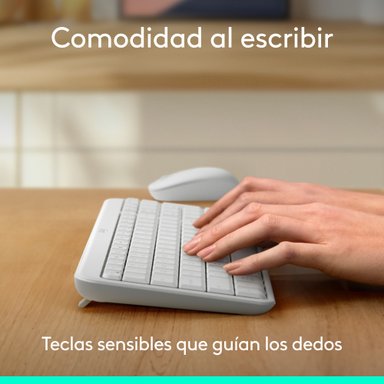 Teclado Inalámbrico Bluetooth Logitech K250 Blanco - 3