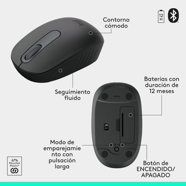 Combo inalámbrico compacto MK250 Bluetooth Negro - 6