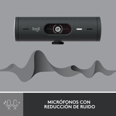 Cámara web Logitech Brio 500 Full HD Negro - 4