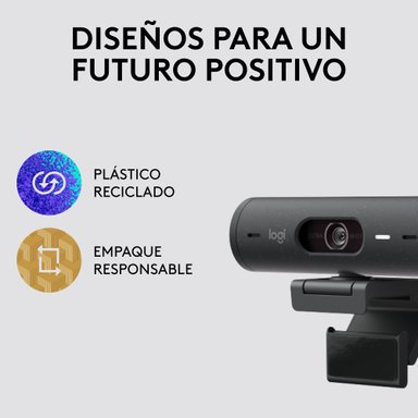 Cámara web Logitech Brio 500 Full HD Negro - 5