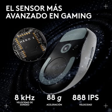 Mouse Inalámbrico Logitech G PRO X SUPERLIGHT 2C LIGHTSPEED Blanco - 4