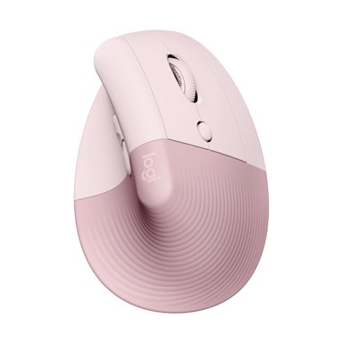Mouse ergonómico vertical Logitech Lift Rosado - 1