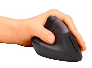 MOUSE LOGITECH LIFT VERTICAL ZURDO WIRELESS/BT BLACK - 2