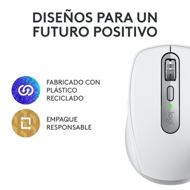 Mouse inalámbrico compacto de alto rendimiento Logitech MX Anywhere 3S PALE GREY - 6
