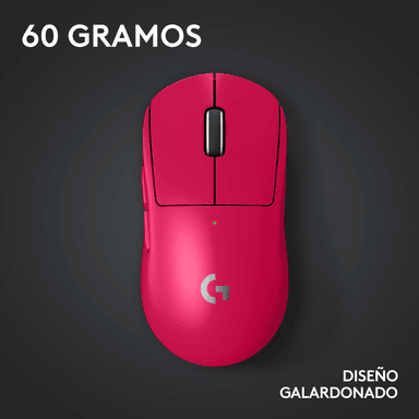 MOUSE LOGITECH G PRO X SUPERLIGHT 2 WIRELESS LIGHTSPEED/LIGHTFORCE MAGENTA - 7