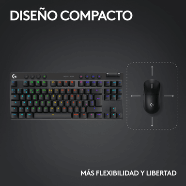 Teclado Inalámbrico Logitech G PRO X TKL LIGHTSPEED Negro - 5