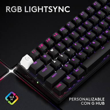 Teclado inalámbrico Logitech G PRO X 60 LIGHTSPEED para juegos Negro - 7