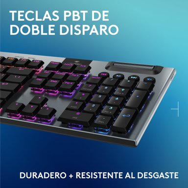 Teclado inalámbrico discreto LOGITECH G915 X LIGHTSPEED para juegos Negro - 6