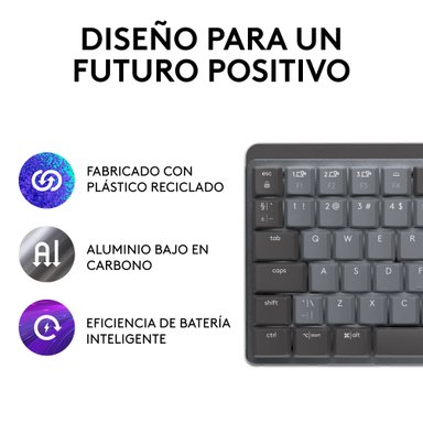 Teclado Inalámbrico Logitech MX Mechanical Mini Negro - 3