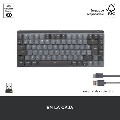 Teclado Inalámbrico Logitech MX Mechanical Mini Negro - 9