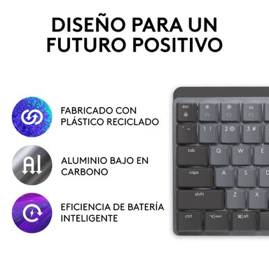 Teclado Inalámbrico Logitech MX Mechanical Negro - 3