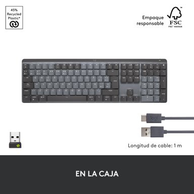 Teclado Inalámbrico Logitech MX Mechanical Negro - 9