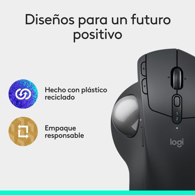 Mouse Trackball inalámbrico avanzado MX Ergo S Negro - 7
