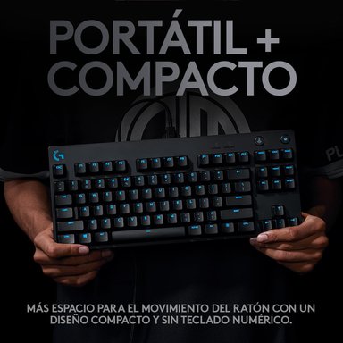 Teclado mecánico Logitech G PRO para gaming Negro - 3