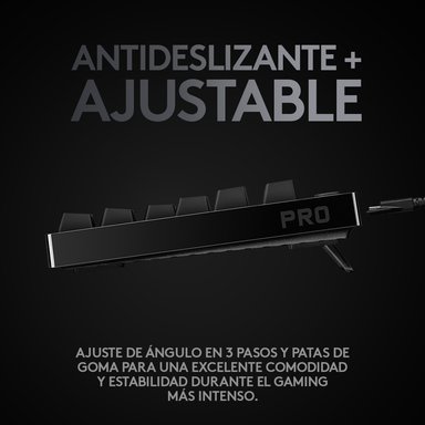 Teclado mecánico Logitech G PRO para gaming Negro - 6