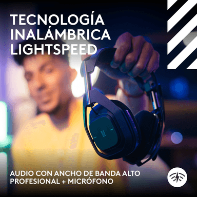 Audífonos inalámbricos Logitech G Astro A50 X para juegos Negro - 3