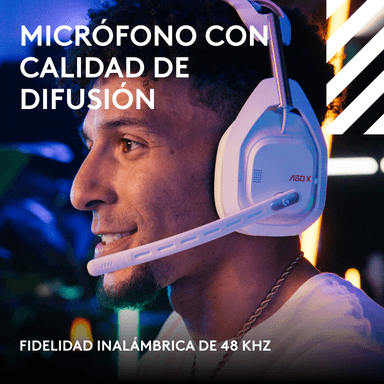 Audífonos inalámbricos Logitech G Astro A50 X para juegos Blanco - 7