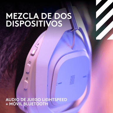 Audífonos inalámbricos Logitech G Astro A50 X para juegos Blanco - 8