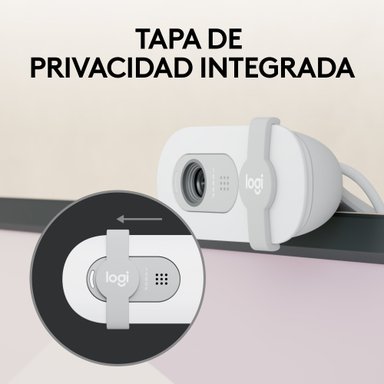 Cámara Web Logitech Brio 100 FHD 1080P Blanco - 4