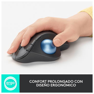 MOUSE INALÁMBRICO TRACKBALL ERGO M575S NEGRO - 2
