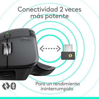 Mouse Inalámbrico Logitech MX Master 4 Grafito - 6