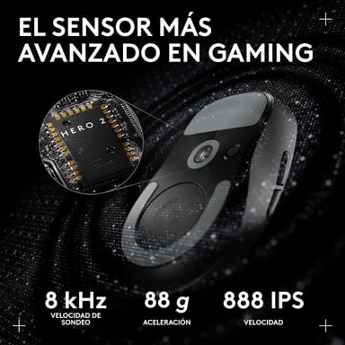 Mouse Inalámbrico Logitech G PRO X SUPERLIGHT 2C LIGHTSPEED Negro - 2