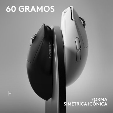 Mouse Inalámbrico Logitech PRO X SUPERLIGHT 2 SE LIGHTSPEED para juegos Negro - 6