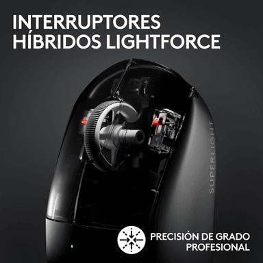 Mouse Inalámbrico Logitech G PRO X SUPERLIGHT 2 LIGHTSPEED Negro - 2