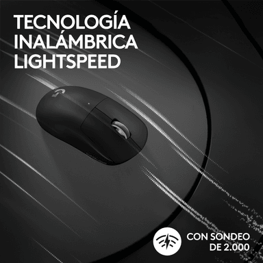 Mouse Inalámbrico Logitech G PRO X SUPERLIGHT 2 LIGHTSPEED Negro - 4