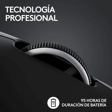 Mouse Inalámbrico Logitech G PRO X SUPERLIGHT 2 LIGHTSPEED Negro - 6