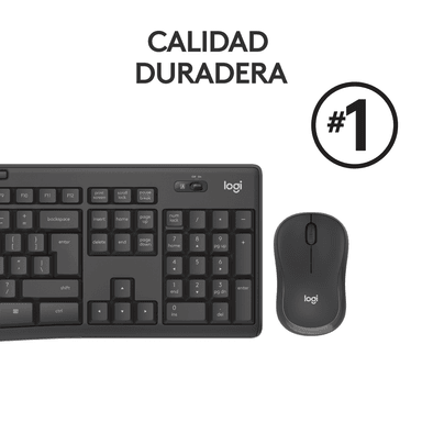 Combo teclado y Mouse silencioso inalámbrico Logitech MK295 Negro - 5