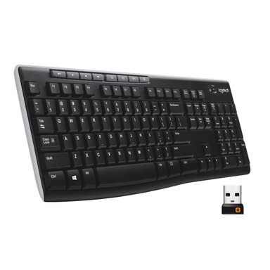 TECLADO INALÁMBRICO LOGITECH K270 NEGRO - 1