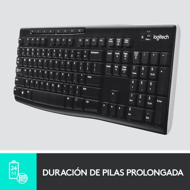 TECLADO INALÁMBRICO LOGITECH K270 NEGRO - 2