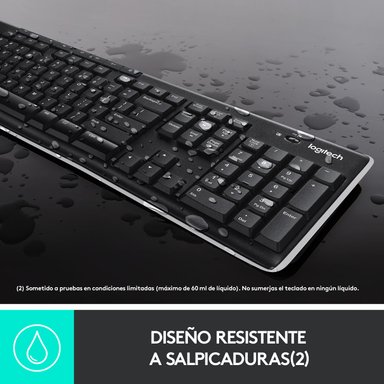 TECLADO INALÁMBRICO LOGITECH K270 NEGRO - 4