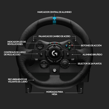 Volante de carreras y pedales G923 para Xbox Series XS, Xbox One y PC - 6