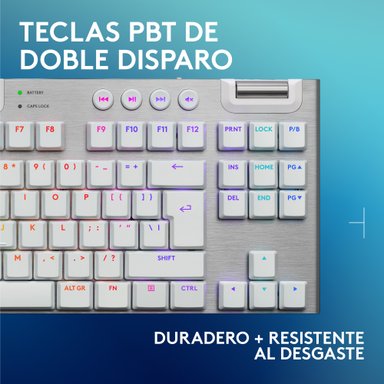 Teclado inalámbrico Logitech G915 X LIGHTSPEED TKL para juegos Blanco - 6