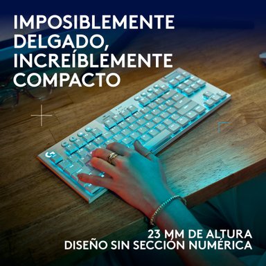 Teclado inalámbrico Logitech G915 X LIGHTSPEED TKL para juegos Blanco - 7