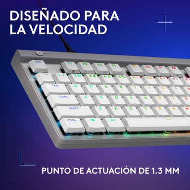 Teclado inalámbrico Logitech G515 TKL LIGHTSYNC RGB KEYCONTROL para juegos Blanco - 2