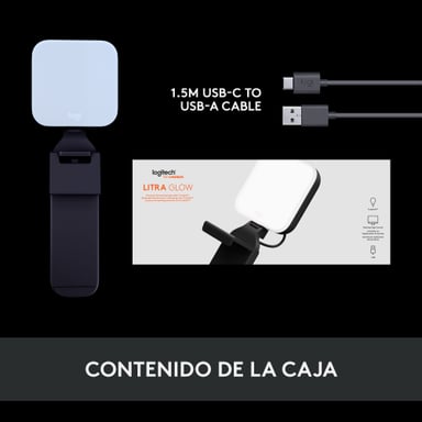 Luz para Streaming Logitech Litra Glow Premium LED - 7