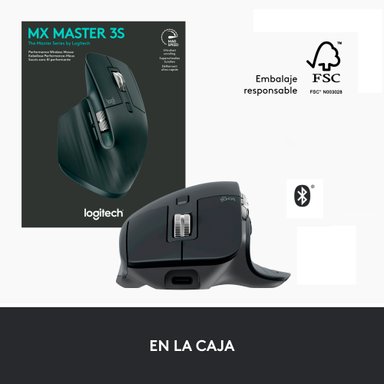 Mouse inalámbrico ultra rápido Logitech MX Master 3S Negro - 9