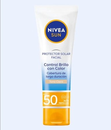 NIVEA SUN FACE SHINE CONTROL CREAM  FPS50 50ML MEDIUM - 1