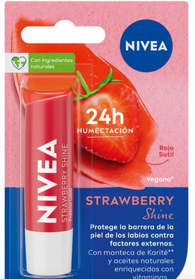NIVEA LIP CARE STRAWBERRY 5.5ML - 1