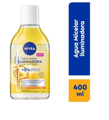NIVEA AGUA MICELAR ILUMINADORA 400ML - 1