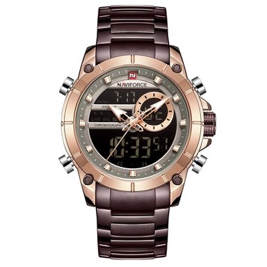 RELOJ NAVIFORCE HOMBRE ANÁLOGO NAV-18 COBRE ACERO