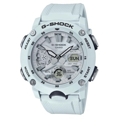 RELOJ HOMBRE ANÁLOGO GA-2000S-7A BLANCO RESINA
