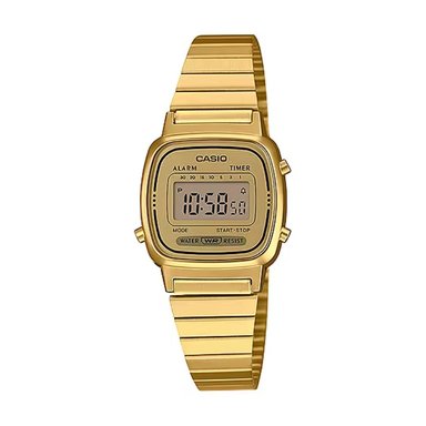RELOJ CASIO MUJER DIGITAL DORADO LA670WGA-9CF