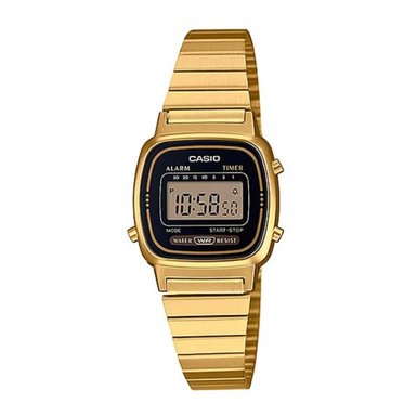 RELOJ CASIO MUJER DIGITAL DORADO LA670WGA-1DF