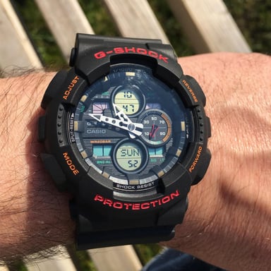 RELOJ HOMBRE ANÁLOGO GA-140-1A4DR RESINA - 4