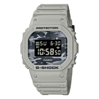 RELOJ HOMBRE DIGITAL DW-5600CA-8 GRIS CLARO RESINA