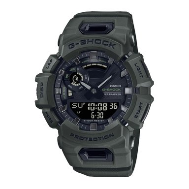 RELOJ HOMBRE ANÁLOGO VERDE OSCURO NEGRO GBA-900UU-3A RESINA